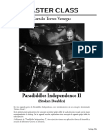 Master Class - Paradiddles Independence II
