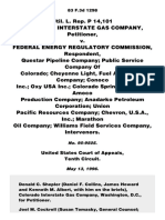 CO Interstate Gas Co v. FERC, 83 F.3d 1298, 10th Cir. (1996)