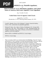 Fred Baldridge v. John R. Hadley, and United States of America, Intervenor-Appellee, Cross-Appellant, 491 F.2d 859, 10th Cir. (1974)