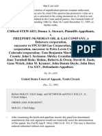 Clifford Stewart Donna A. Stewart v. Freeport-Mcmoran Oil & Gas Company, a Delaware Corporation, Successor to Fpco Oil Gas Corporation, a Colorado Corporation, Successor to Petro Lewis Corporation, a Colorado Corporation Tom Benjamin Martinez Stephen P. Coonts John I. Seckman Shirley Grantham David Hein June Turnbull Hein Holme, Roberts & Owen David H. Zook Gene Welch John M. Kramer John Dennis Doyle John Does I to Xxv, 986 F.2d 1429, 10th Cir. (1992)