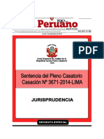 7 - SEPTIMO PLENO CASATORIO CIVIL - Terceria de Propiedad - CAS. 3671-2014 LIMA PDF
