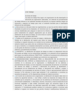 Distribución de Las Áreas de Trabajo