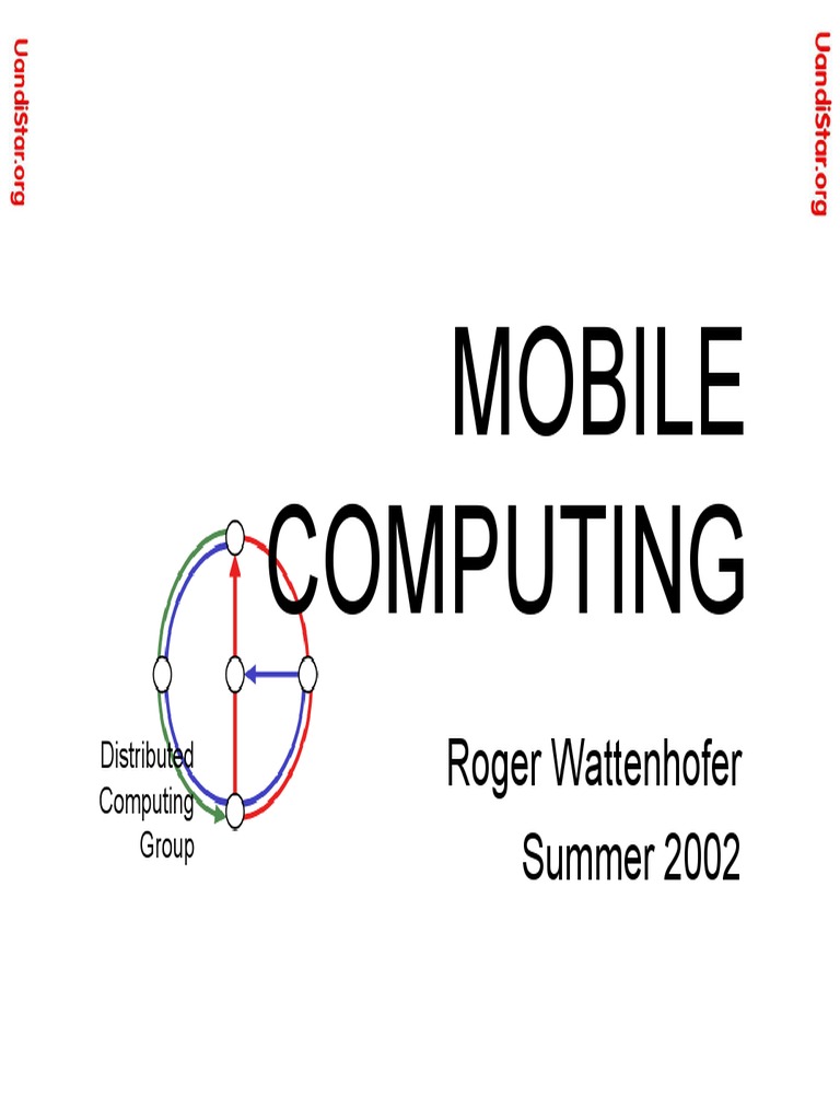 Mobile Computing Overview and Applications | PDF | 3 G | Telegraphy