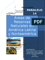 Áreas de Reservas Naturales en América Latina y Norteamérica