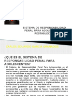 Sistema de Responsabilidad Penal para Adolescentes y Restablecimiento