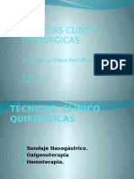 10 - Tecnica Clinico-Quirurgicas
