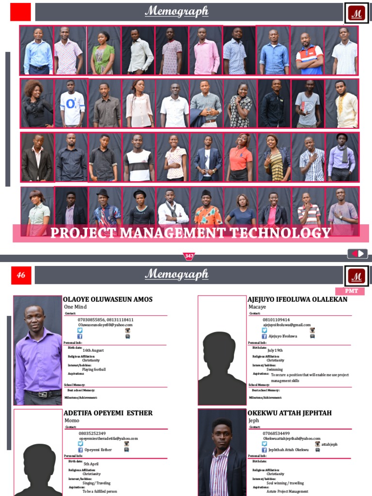 Project Management Technology Profiles | PDF | Electricity | Science ...