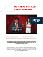RICARDO TREJO & ISABEL MIRANDA Character Description PDF