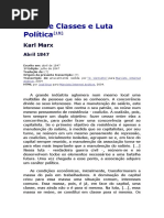 Luta de Classes e Luta Política - Karl Marx