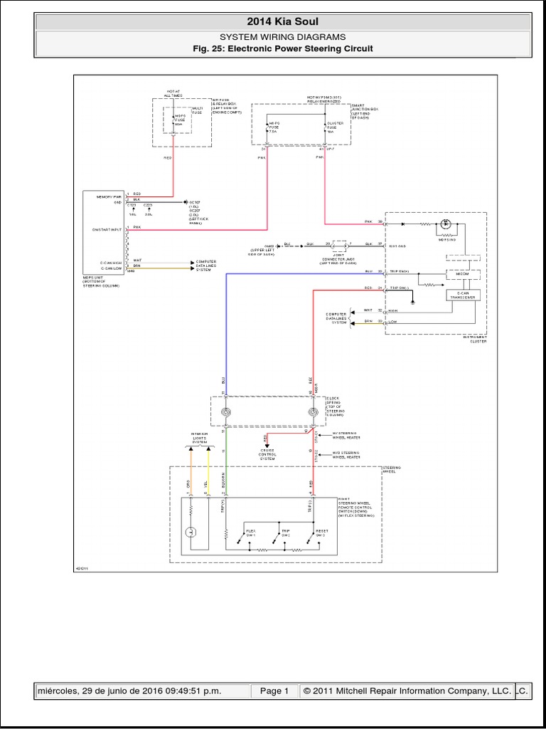 2014 Kia Soul 2014 Kia Soul System Wiring Diagrams System Wiring