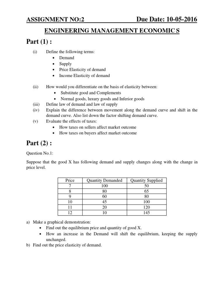 Engineering Management Economic Concepts | PDF | Finance & Money Management