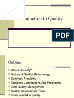 Introduction to Quality