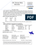 4140 Chrome-Moly Electrode: Alloy Description and Application