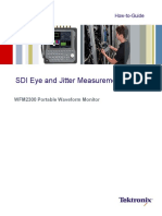 SDI Eye and Jitter Measurements