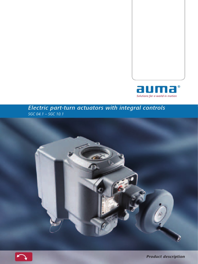 AUMA Electric Part-Turn Actuators Guide | PDF | Electrical Connector ...