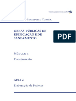 Obras Publicas Edificacao Saneamento Modulo1 Aula2