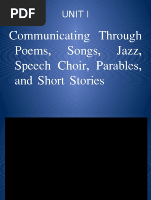 Lesson 1 Grade 9 Poetry Musical Compositions