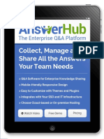 Collect, Manage and Share All The Answers Your Team Needs: The Enterprise Q&A Platform