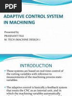 Adaptive Control System in Machining