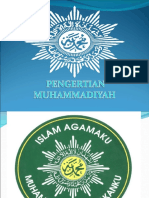 Pengertian Muhammadiyah