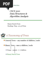 CSCE 3110 Data Structures & Algorithm Analysis: Binary Search Trees Reading: Chap. 4 (4.3) Weiss