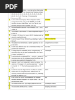 Statistics drills