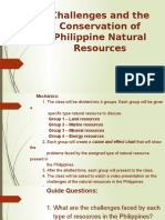 challenges and the conservation of philippine resources