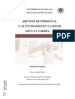 Bienestar Personal Del Adultez Tardia