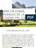 Contaminacion Del Aire en Zonas Rurales de La