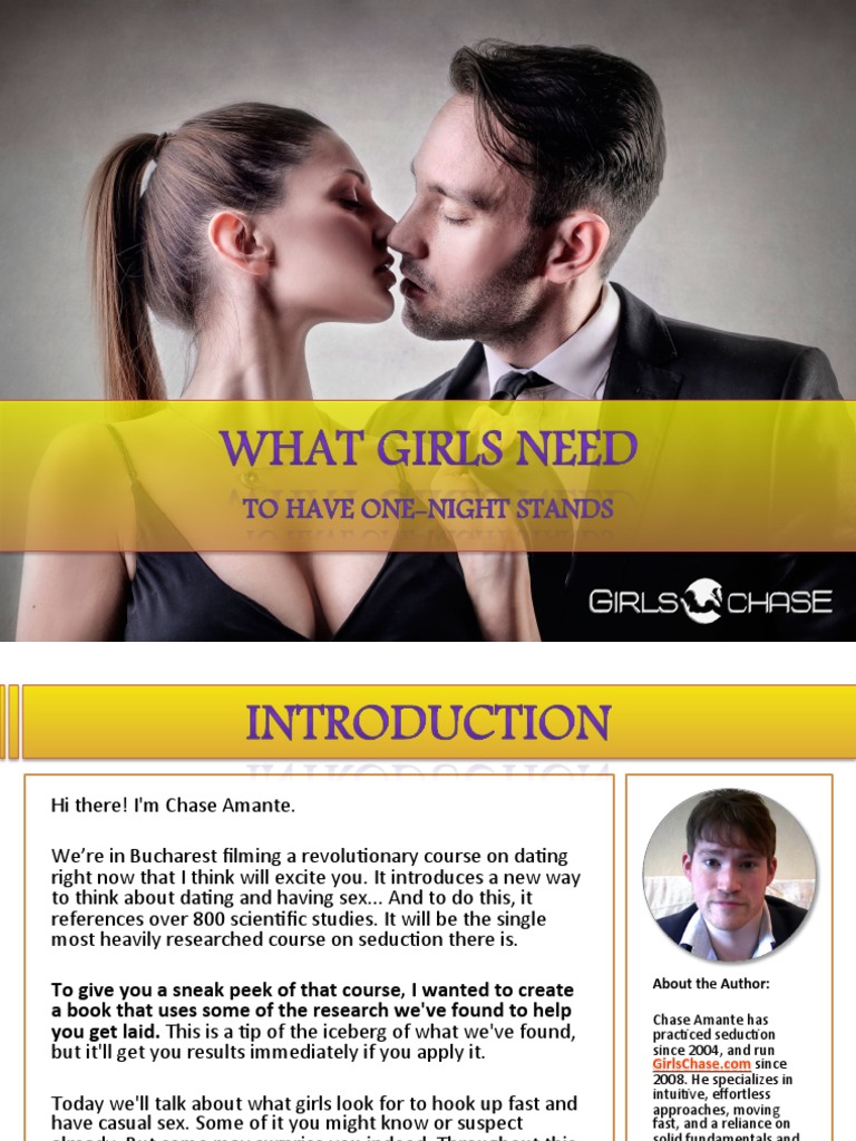 Girls Chase One Night Stand PDF Humour pic