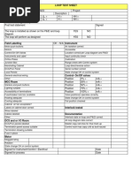 Function Test Procedure for Instruments | PDF | Specification ...