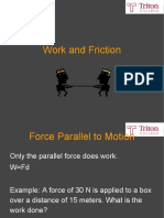 Work and Friction