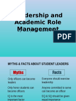 Leadership and Academic Role Management - PNHS