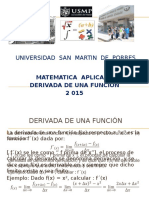 Derivada de Una Función USMP