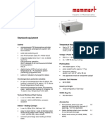 Waterbath Model WNB 10: Standard Equipment