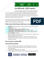 Real Estate Bill 2016 - PDF Capsule