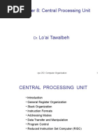 Central Processing Unit: Cpe 252: Computer Organization 1