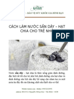 Cách Làm Nước Sắn Dây Hạt Chia Cho Trẻ Nhỏ