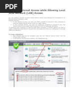 Blocking Internet Access While Allowing Local Area Network