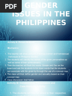 gender issues in the philippines