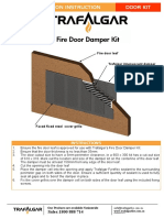 Fire Door Damper Kits Installation Instructions