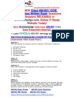 [2016 Jul. New]Braindump2go 400-051 PDF Dumps 454q Offer 11-20