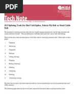 #15 Splicing Tools For Hot/Cold Splice, Fabric Ply Belt or Steel Cable Belt