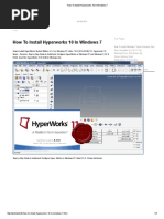 Download How to Install Hyperworks 10 in Windows 7 by Jagan Mohan SN318368151 doc pdf