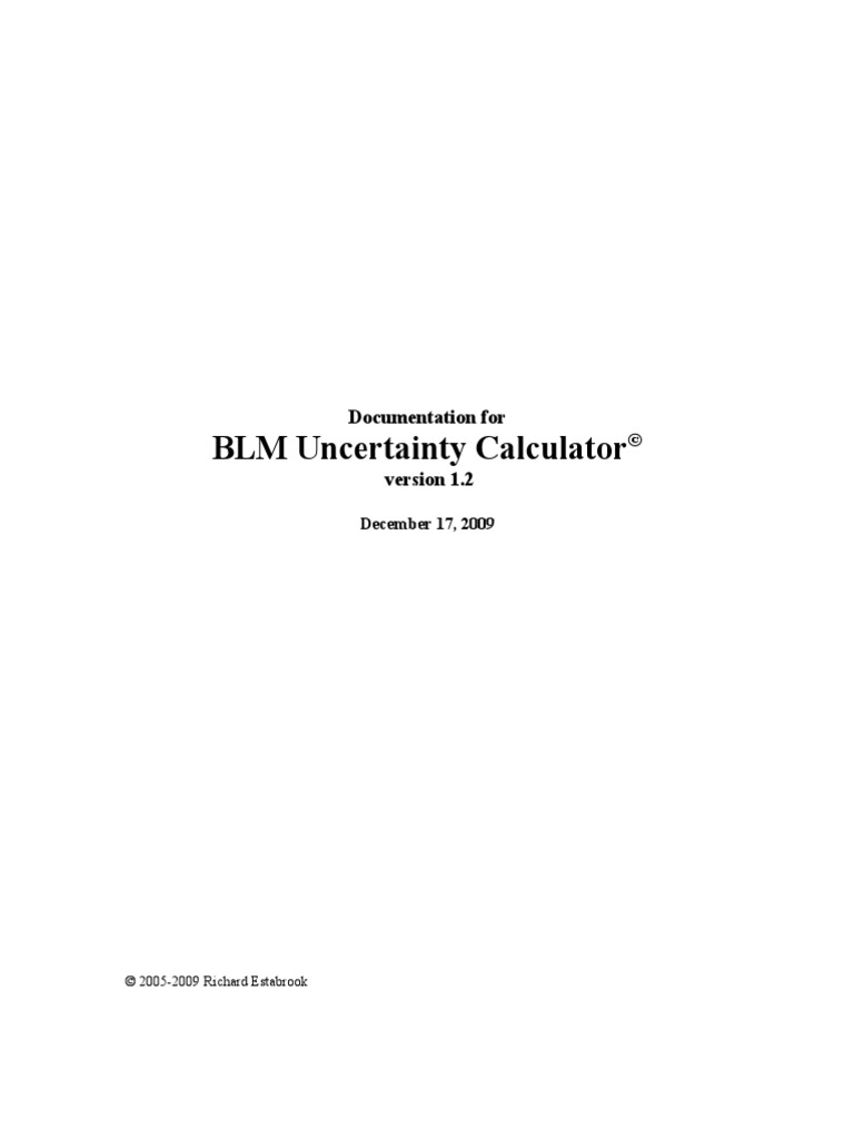 Uc Documentation v1.2 | PDF | Calibration | Pressure Measurement