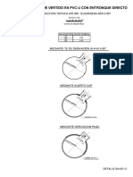 Acometida de Vertido en PVC-U Con Entronque Directo