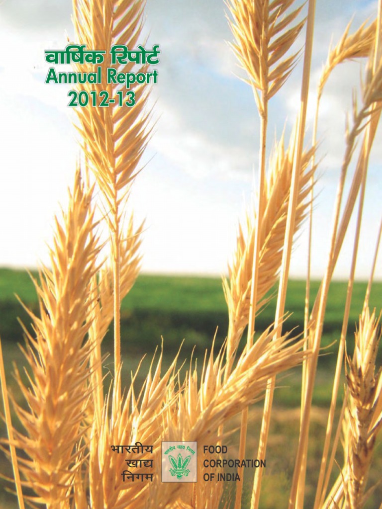 FCI Annual Report 2012-13 | PDF | Economies | Business