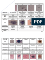 Genus and Species of Intestinal Parasites