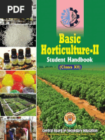 Basic Horticulture-II Student Handbook Class-XII