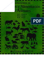 Nutricin y Alimentacin de Animales CHURCH PDF